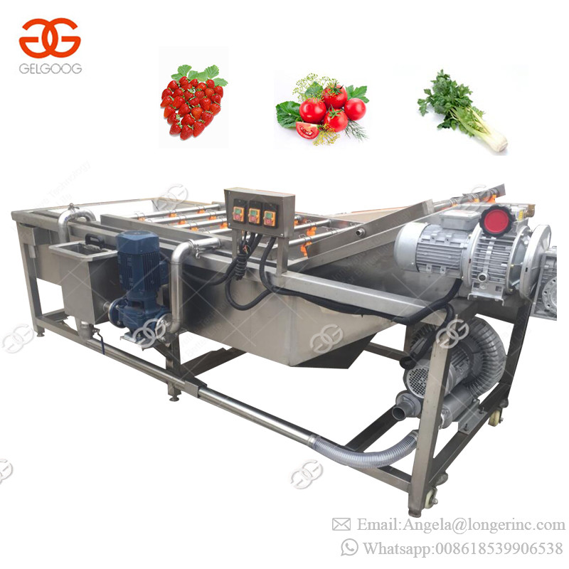 Best Factory Price Air Bubble Food Cleaning Fruit Washing Vegetable Blanching Machine wholesale
