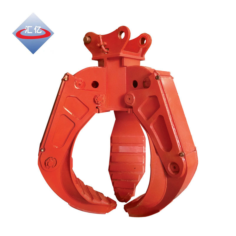 Best Cylinder 3 Claws Log Grapple For Excavator 4000kg Hydraulic Rock Grab For Excavators wholesale