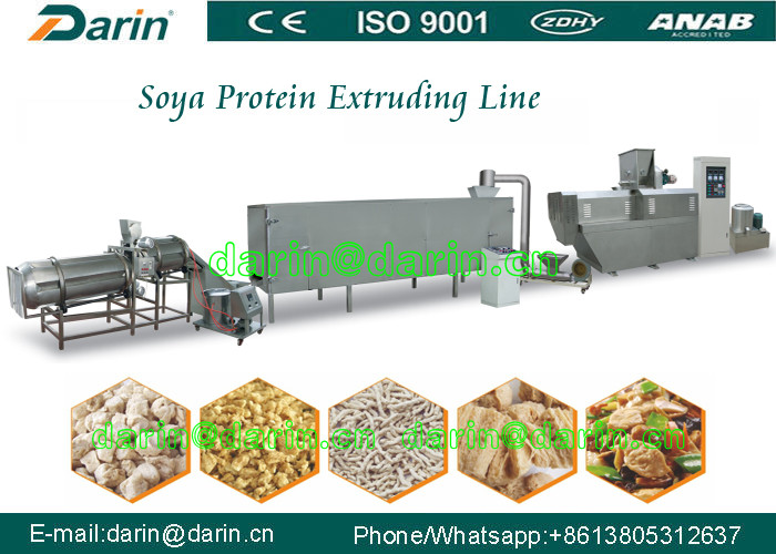 Continuous and automatic Texture Soya Extruder Machine Production Machine Line