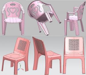 China PP high quality plastic chair mold,plastic chair and table mold making on sale