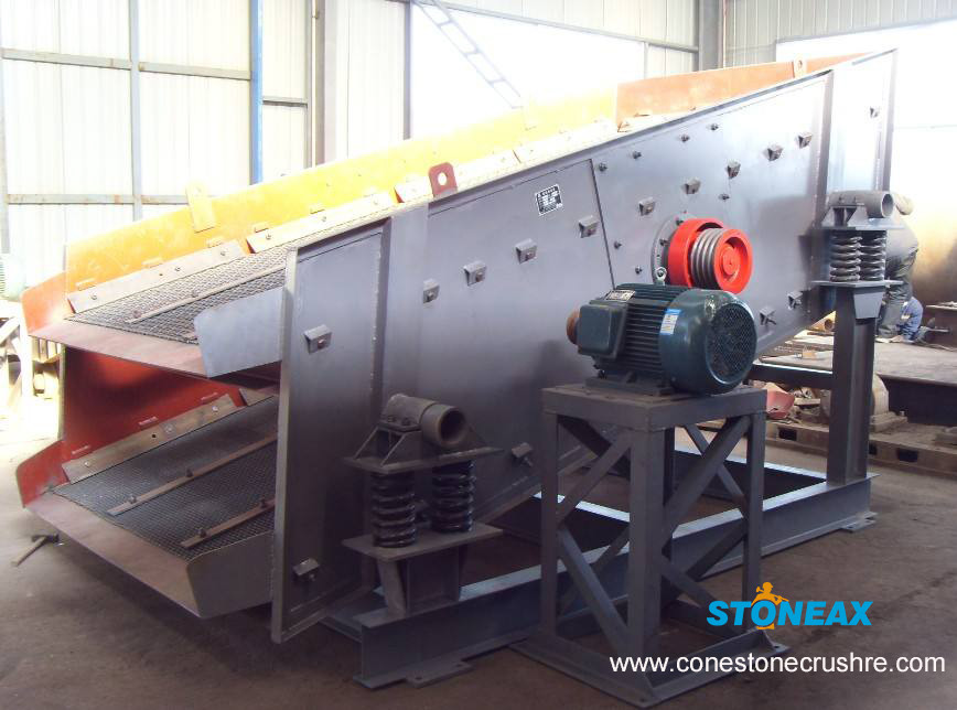 Best Small High Frequency Linear Vibrating Screen For Stone Crusher 3770kg wholesale