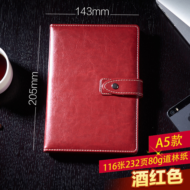 Best A6 A5 Hardcover Notebook Weekly Planner Leather Journal With Pen Holder wholesale