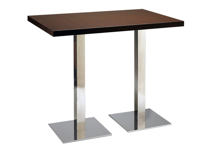 Best OEM Plywood Commercial Restaurant Tables Stainless Steel Table Base wholesale