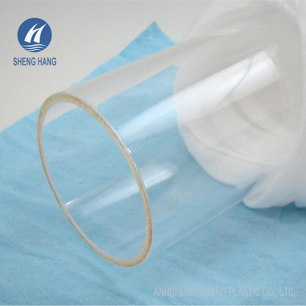 China Clear Plastic Hard Extruded Acrylic Pipe 3mm Thickness on sale