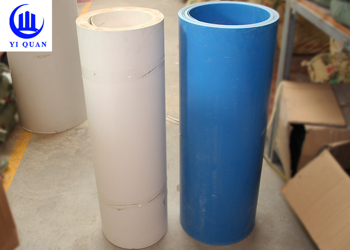 China Corrosion Resistance Blue Flexible PVC Flat Sheet For Building Materials on sale
