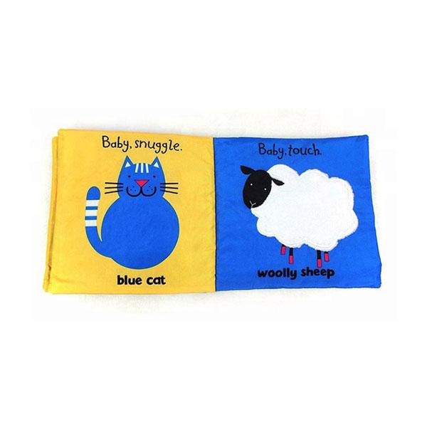 Snuggle Soft Books For Infants 18x18cm Cotton Fabric