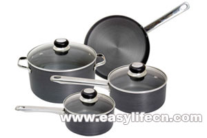 China 7PCS ALUMINUM COOKWARE SET,stock pot,casserole,hard anodized pot,CASSEROLE SET,anodized cookware set on sale