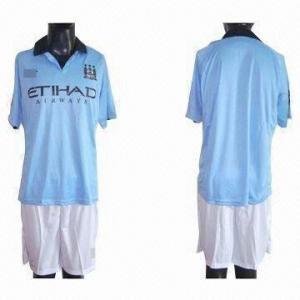 China Manchester City Soccer Jersey, Made of 100% Polyester on sale