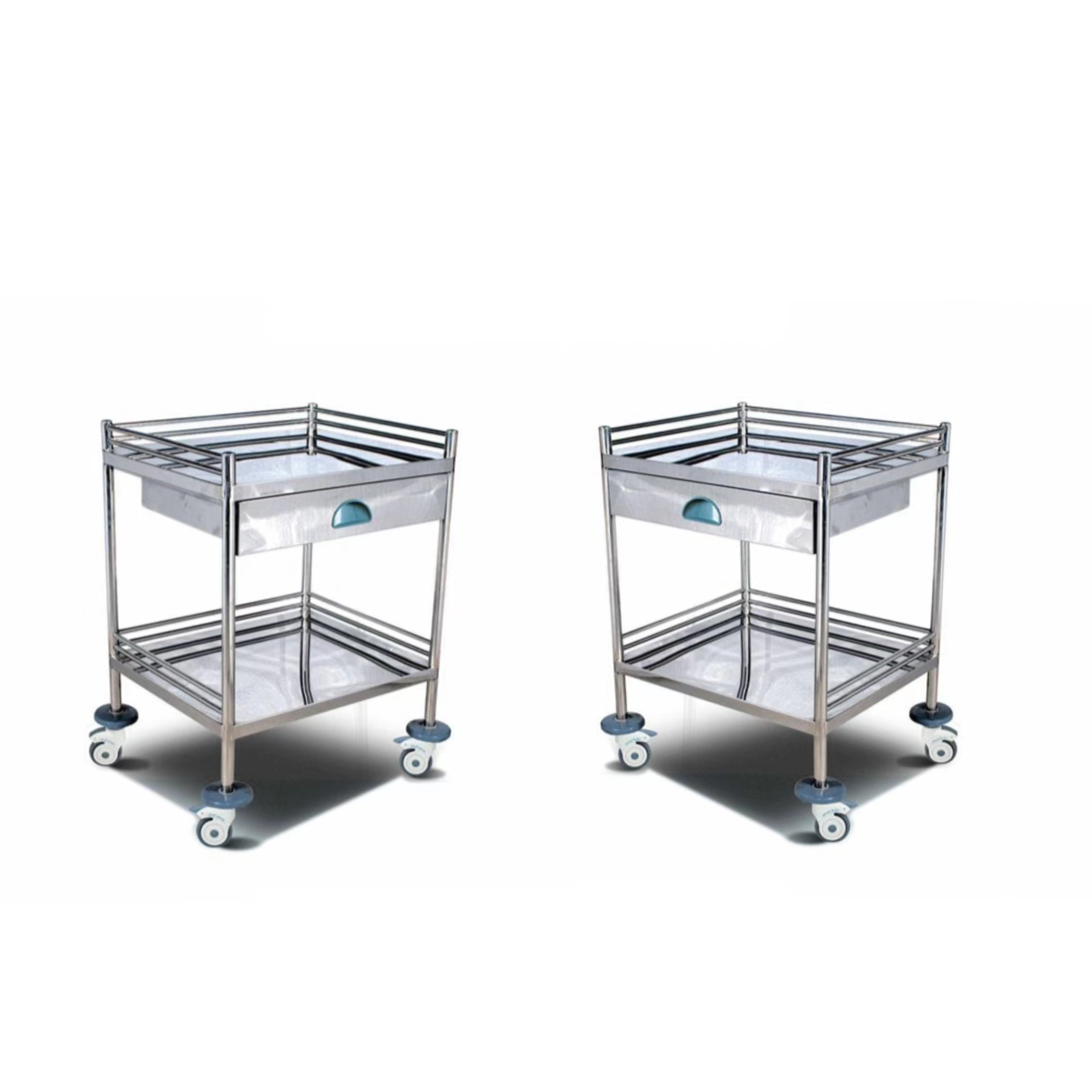 Best Stainless steel medical trolley single-layer trolley hospital trolley wholesale
