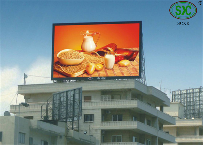 China Commercial P20 DIP Outdoor Full Color Led Display Unit 10000cd Brightness on sale