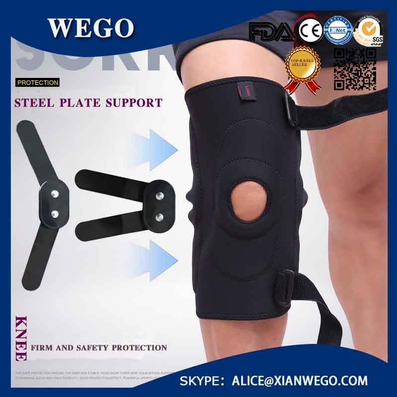 China Neoprene Adjustable Hinged Knee Support Brace Patella Strap Pain Relief on sale
