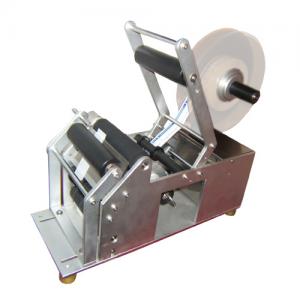 China semi-auto labeling machine of round bottle LM-50 Available Bottle OD 10-150mm on sale