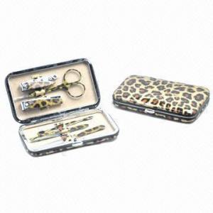 Best 6-piece Leopard Design Manicure Set, Suitable for Traveling wholesale
