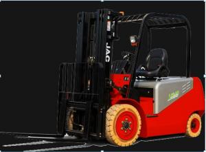 Best Warehouse 3000kg Electric Forklift Truck With White Wheels One Year Warranty wholesale