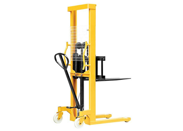 China 2 Ton Manual Forklift Stacker , Heavy Column Steel Hand Pallet Stacker on sale