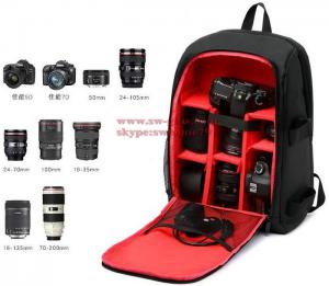 Upgrade Waterproof Digital DSLR Photo Padded Backpack w/ Rain Cover Laptop Multi-functional Camera Soft Bag Video Case
