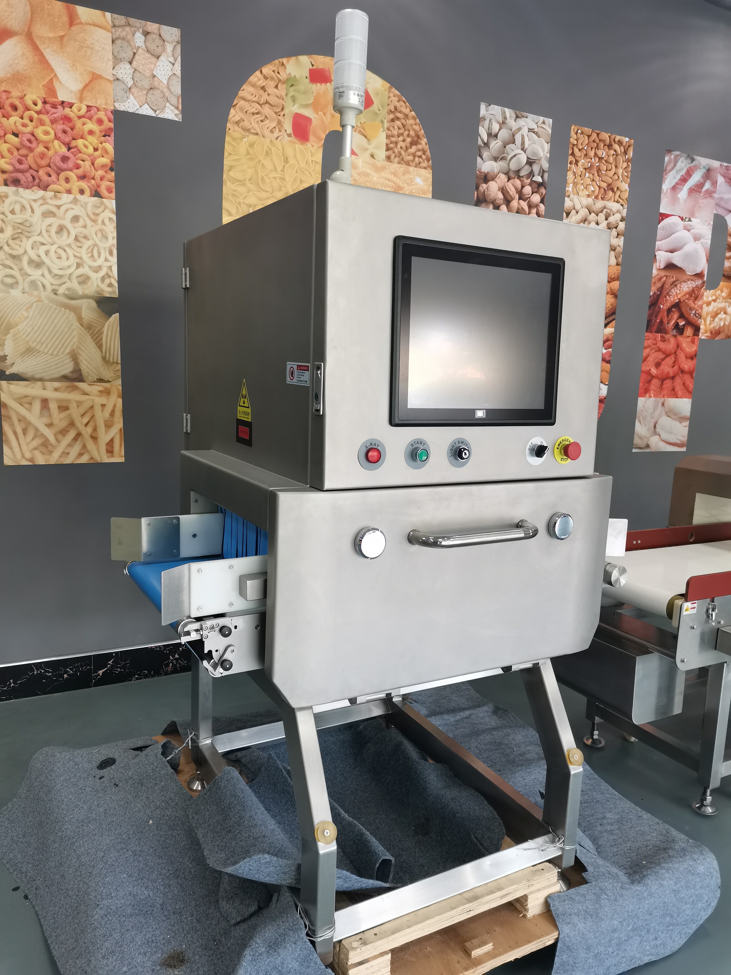 China SUS304 Food Conveyor Belt X Ray Scanner Machine on sale