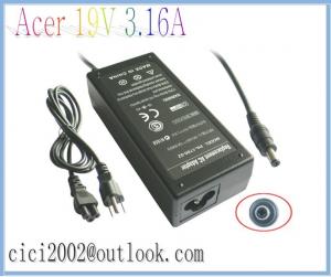 China Acer 19V 3.16A 5.5X2.1mm Notebook Replacement AC Adapter,Black 60W Laptop Adapters on sale