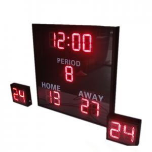 China Tabletop LED Basketball Scoreboard / Outdoor Basketball Scoreboard Shock Resistance on sale