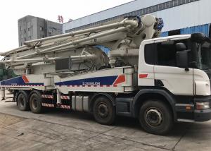 China 50Meter 309KW Cement Truck With Pump , Scania Concrete Truck Second Hand Diesel Engine on sale