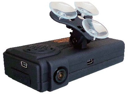 Dual camera E07 car black box DVR with GPS & G-Sensor 