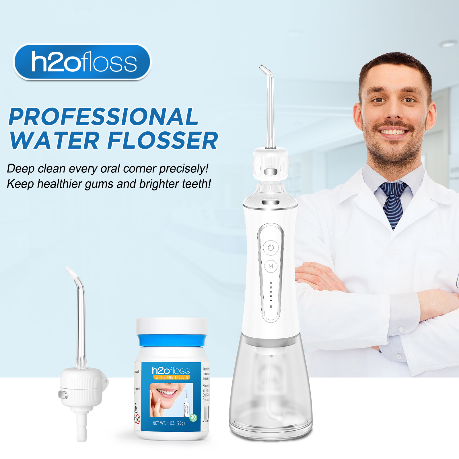 Best Breath Freshening Dental Water Flosser Travel For Oral Care wholesale