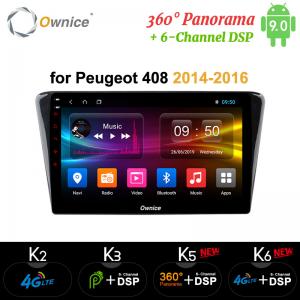 China Ownice Android 9.0 Octa Core K3 K5 K6 Car Radio GPS Navi Player for Peugeot 408 2014 2015 2016 on sale