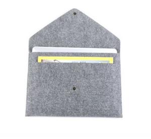 Best laptop accessories Woolen Felt Envelope Cover Sleeve bag. size IS a4. 3mm microfiber material wholesale