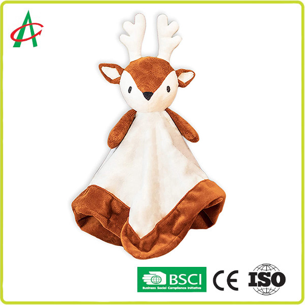 Best AZO Free 10 Inches Baby Appease Towel With Stuffed Toy wholesale