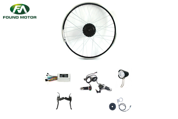 Electric Bike Conversion Kit 48V 350W with Power Display Throttle