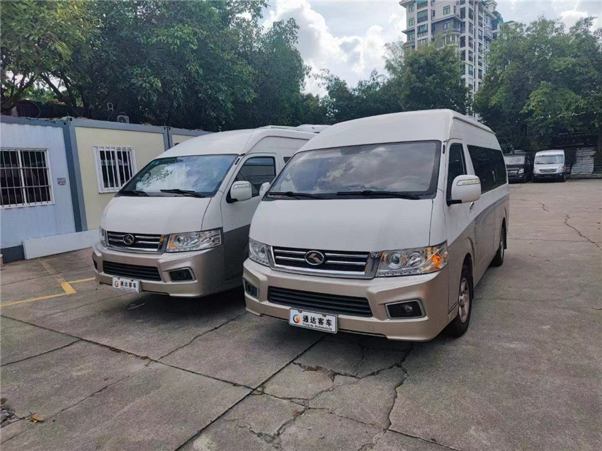 China 5.5m Second Hand Mini Van King Long XMQ6112 Used 14 Passenger Bus on sale