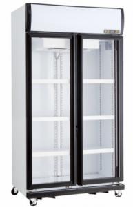 China Upright Showcase Industrial Refriger Glass Door Beverage Cooler Drinks Fridge on sale