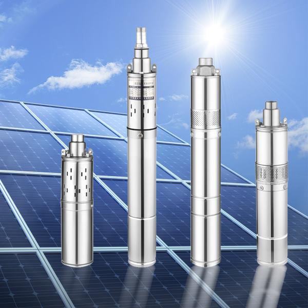 Cheap burshless dc submersible solar water pump for agriculture with intelligent controller solar powered for sale