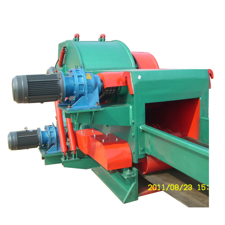 China Factory Using Wood Crusher Machine 30 Ton Capacity  220KW 40CM Diamter Log Chipping on sale