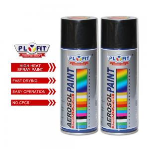 Best Colored Auto Aerosol Spray Paint High Temp Resistant For Engine / Fireplace Painted wholesale
