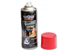 Best Fast Dry Wall Graffiti Spray Paint , Red / Blue / Yellow Matte Spray Paint Good Atomization wholesale
