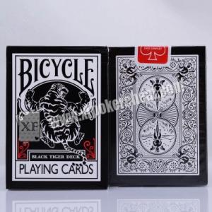 Bicycle Black Tiger Ellusionist Plastic Playing Cards With Invisible Ink Markings