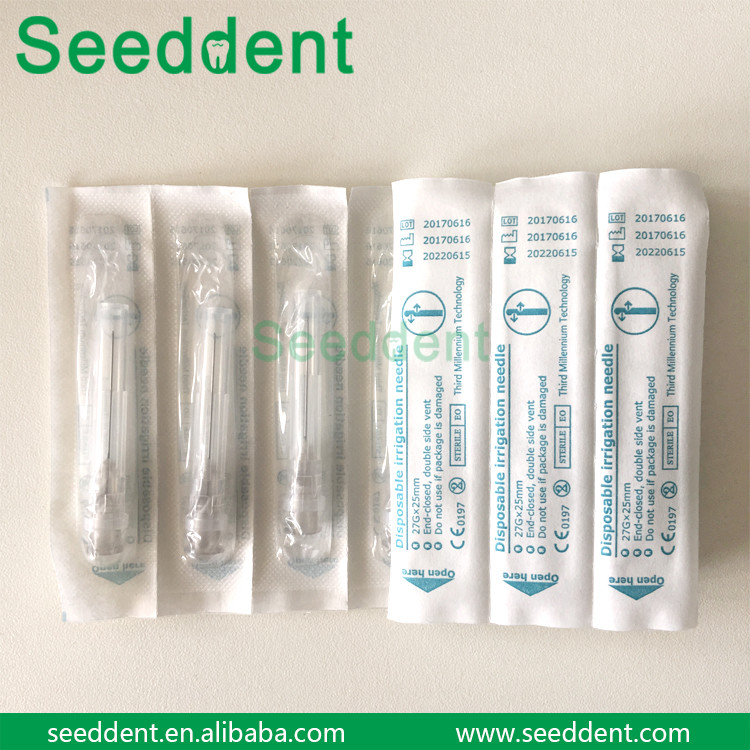 Best dental needle /Endo Irrigation needle tip endo-closed and double side vent wholesale