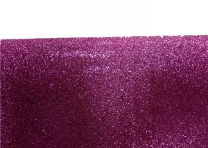Best Wall Paper Sparkle Glitter Fabric , Diy Decoration PVC Glitter Fabric wholesale