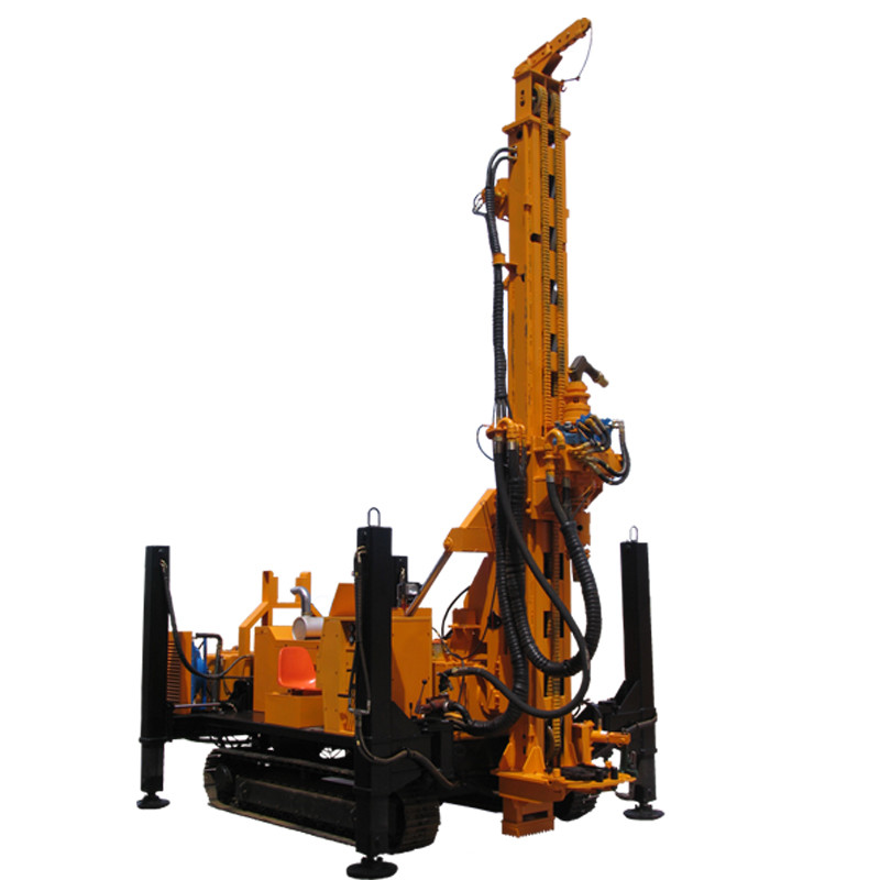 400m Crawler Mounted Drill Rig , Hydraulic Drilling Machine For Water Well