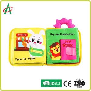 Best Polyester 20x20cm Soft Cloth Books For Babies ASTM Standard wholesale