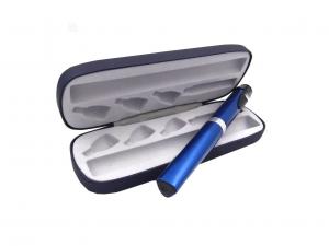 China Blue Color Insulin Pen Box Insulin Travel Case For Pens Tinplate / PU Leather Material on sale
