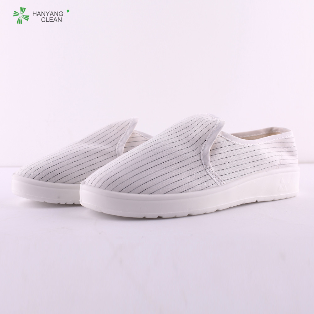 Best PU Flexibility Women'S Static Dissipative Shoes White Color For Electronics Industry wholesale