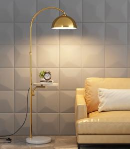 Best USB coffee table floor lamp Nordic modern sofa side bedroom bedside floor lighting standing lamp wireless charging wholesale