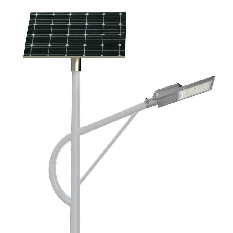 Cheap 6100lm 3.2V/60AH LiFePO4 Street Solar Light 50w 100w 200w With Pole for sale