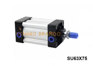 China Double Acting Pneumatic Cylinder Airtac Type SU63X75 63mm Bore 75mm Stroke on sale