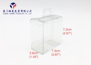 Best Rectangle Plastic Retail Packaging Boxes For Gifts Hang Strip On Top 7.3cm Height wholesale