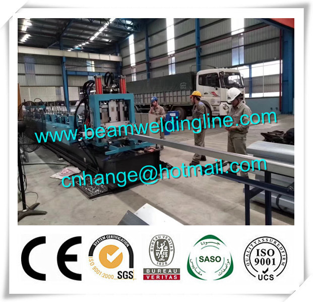 China C Z Interchangeable Purlin Roll Forming Machine , CZ Forming Machine Ceiling Machine on sale