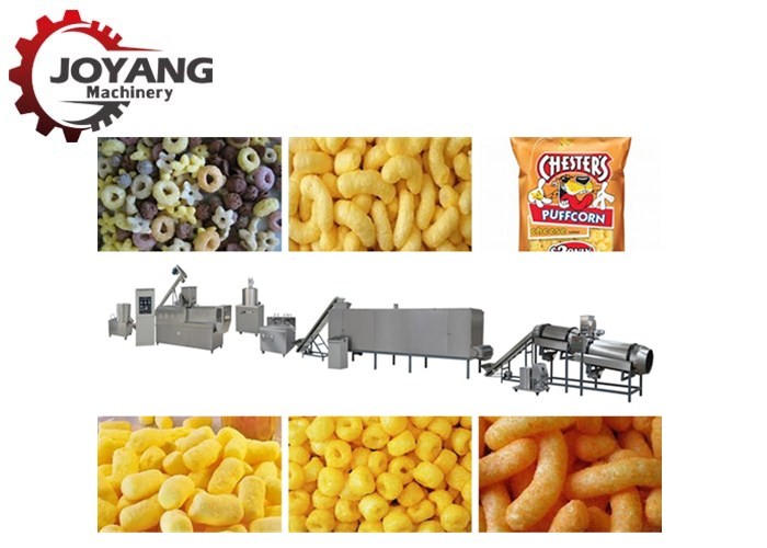 Best 150-500 Kg/H Corn Puff Snack Machine Cheese Puffs Processing Line Extruder wholesale