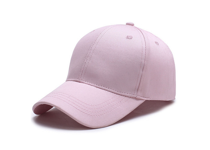 China Light Pink Trendy Baseball Caps , Fashion Style American Needle Washed Canvas Baseball Hat on sale